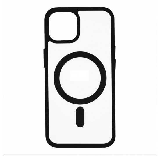 IPHONE 15 PRO MAX BACKCASE CLEAR MAGSAFE BLACK