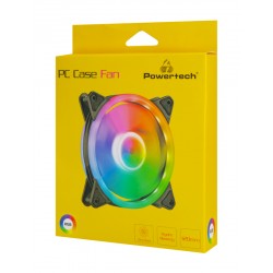POWERTECH ανεμιστήρας PT-1284 για PC LED RGB 120mm, 1200RPM