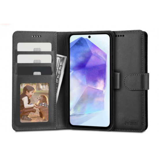 Tech-Protect Wallet Samsung Galaxy A55 5G Black
