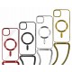 IPHONE 15 PRO BACKCASE MAGSAFE METAL SILVER TRANSPARENT STRAP CORD