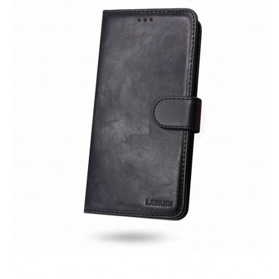 LAVANN Δερμάτινη Θήκη Βιβλίο Για GALAXY A35 Μαύρη