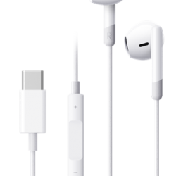 Ακουστικά με καλώδιο noaroe EW02 με βύσμα Type-C Λευκά
