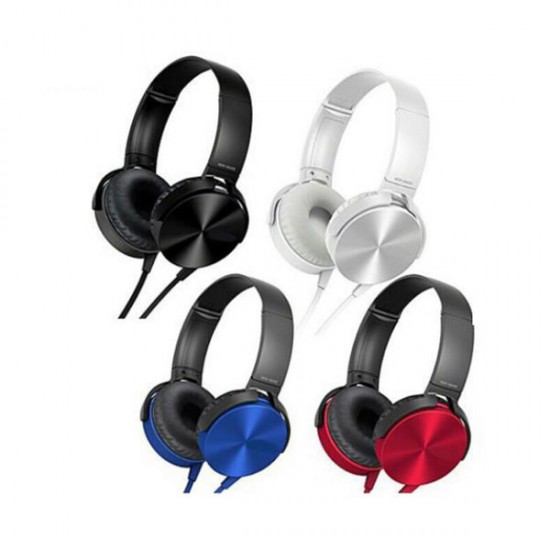 STEREO HEADPHONES HANDS FREE MDR-XB450 BLACK
