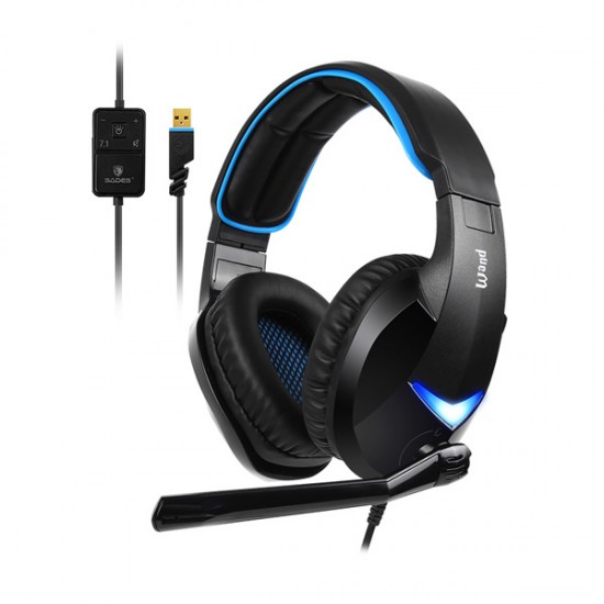 SADES GAMING HEADSET USB WAND 7.1CH WITH 40MM