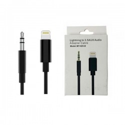 ΚΑΛΩΔΙΟ LIGHTNING TO 3.5 AUX AUDIO ADAPTER CABLE MY-025-B BLACK