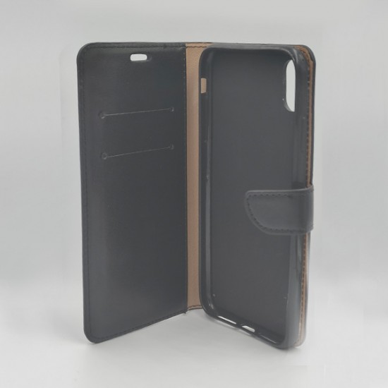 ΘΗΚΗ IPHONE XS MAX BOOKCASE BLACK