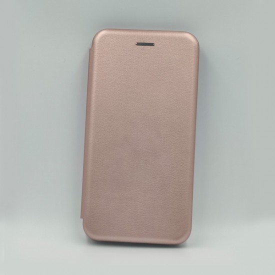 ΘΗΚΗ IPHONE XS MAX FASHION BOOKCASE ROSE GOLD