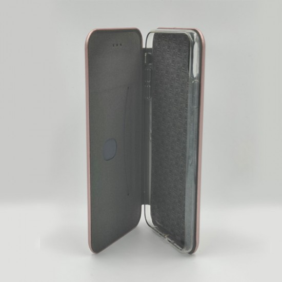 ΘΗΚΗ IPHONE XS MAX FASHION BOOKCASE ROSE GOLD