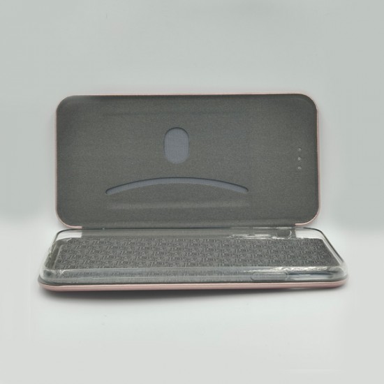 ΘΗΚΗ IPHONE XS MAX FASHION BOOKCASE ROSE GOLD