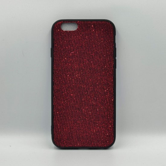 ΘΗΚΗ IPHONE 6 BACKCASE FABRIC STRASS BORDEAUX