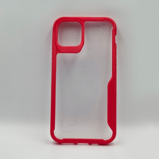 ΘΗΚΗ IPHONE 11 PRO BACKCASE TRANSPARENT RED