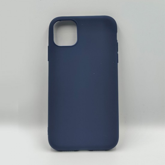 ΘΗΚΗ IPHONE 11 BACKCASE SILICONE NAVY BLUE