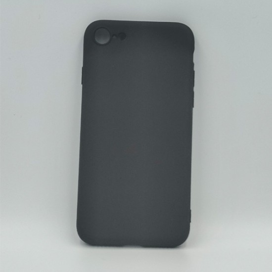 ΘΗΚΗ IPHONE SE 2020 BACKCASE SILICONE BLACK