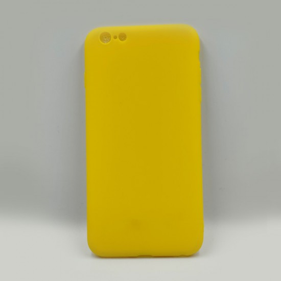 ΘΗΚΗ IPHONE 6 PLUS BACKCASE SILICONE YELLOW