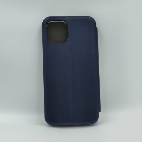 ΘΗΚΗ IPHONE 13 / 13 PRO FASHION BOOKCASE NAVY BLUE