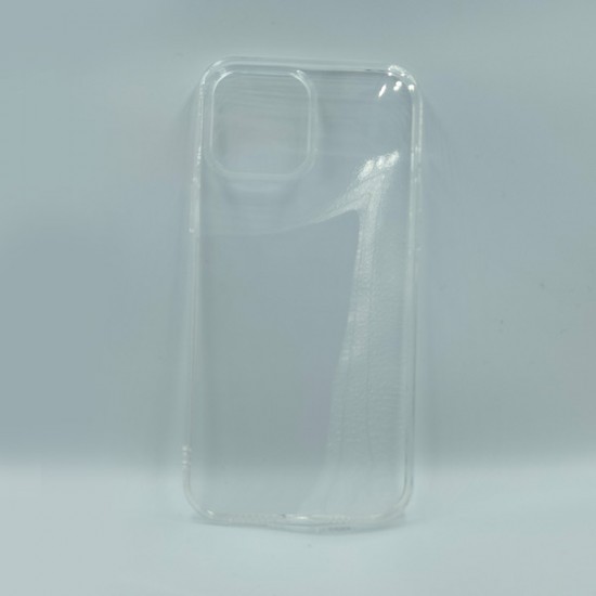 ΘΗΚΗ IPHONE 13 PRO MAX BACKCASE SILICONE TRANSPARENT