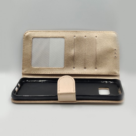 ΘΗΚΗ S8 PLUS BOOKCASE GOLD