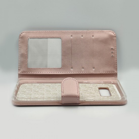 ΘΗΚΗ S8 PLUS FASHION BOOKCASE ROSE GOLD