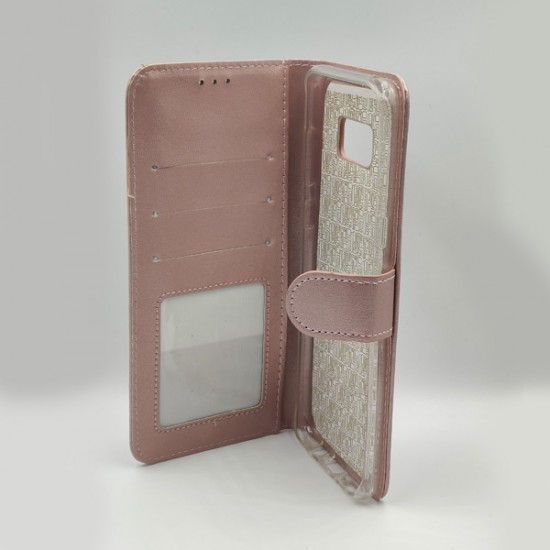 ΘΗΚΗ S8 PLUS FASHION BOOKCASE ROSE GOLD