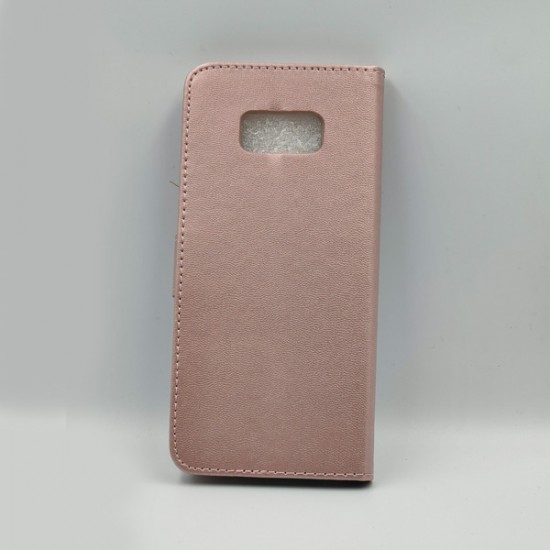 ΘΗΚΗ S8 PLUS FASHION BOOKCASE ROSE GOLD