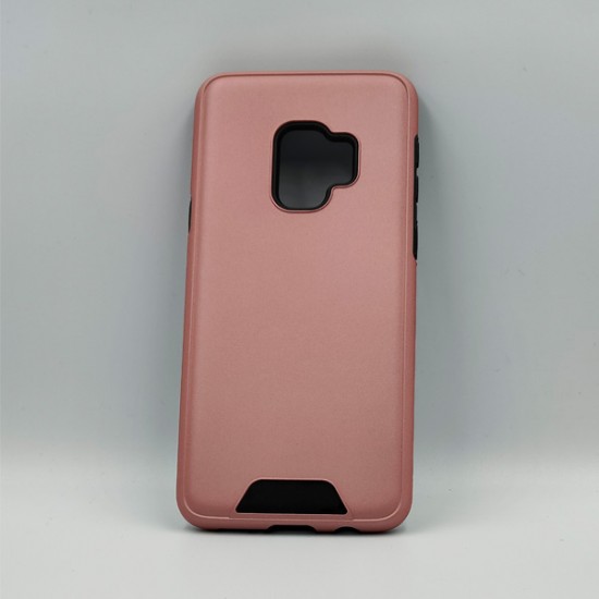 ΘΗΚΗ S9 BACKCASE SOLID BLACK/PINK POWDER