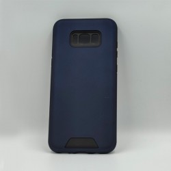ΘΗΚΗ S8 PLUS BACKCASE SOLID BLACK/BLUE