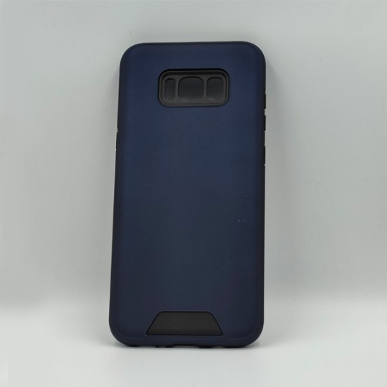 ΘΗΚΗ NOTE 8 BACKCASE SOLID BLACK/BLUE NAVY