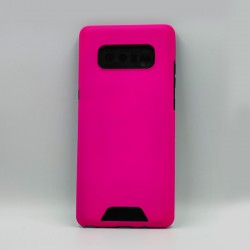 ΘΗΚΗ NOTE 8 BACKCASE SOLID BLACK/PINK FUNCHIA