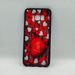 ΘΗΚΗ S8 BACKCASE RED HEART LOVE