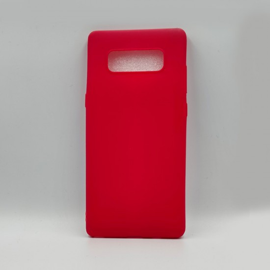 ΘΗΚΗ NOTE 8 BACKCASE SILICONE RED
