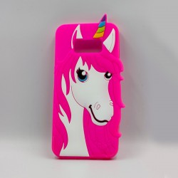ΘΗΚΗ S8 BACKCASE SILICONE UNICORN PINK