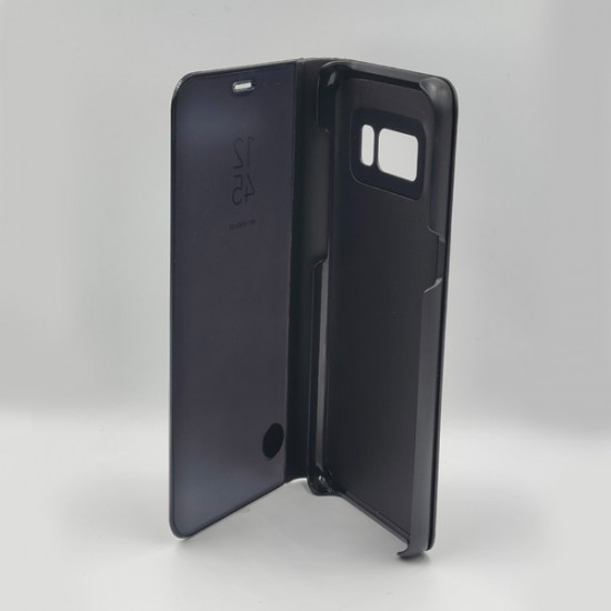 ΘΗΚΗ S8 BACKCASE CLEAR VIEW BLACK