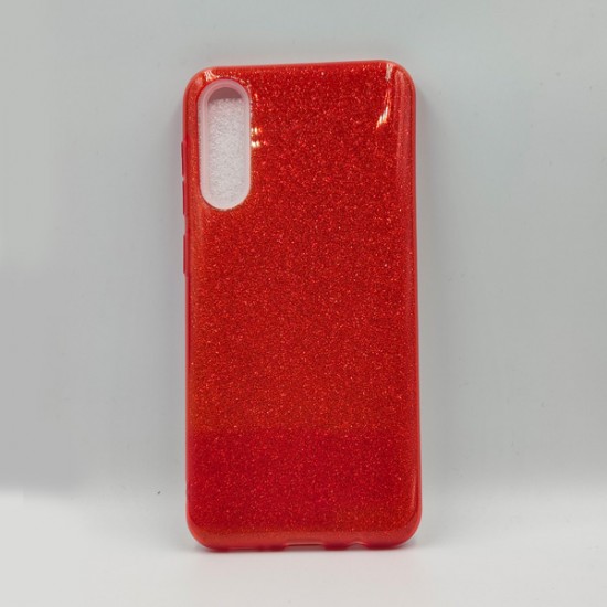 ΘΗΚΗ GALAXY A50 BACKCASE GLITTER RED