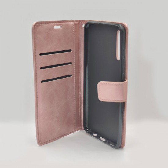 ΘΗΚΗ GALAXY A70 BOOKCASE PINK