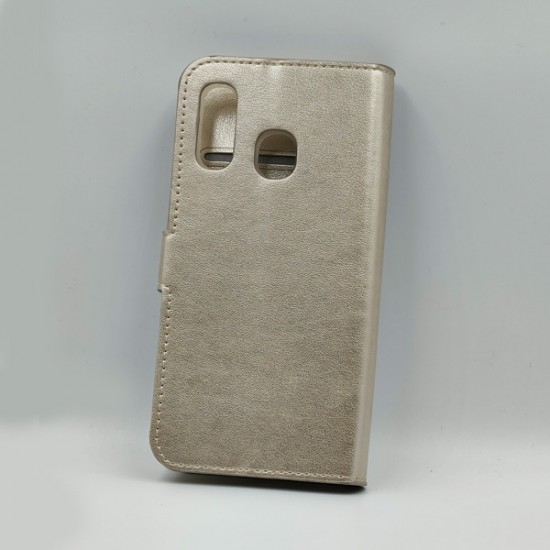 ΘΗΚΗ GALAXY A40 BOOKCASE GOLD