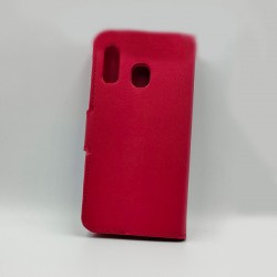 ΘΗΚΗ GALAXY A40 BOOKCASE RED