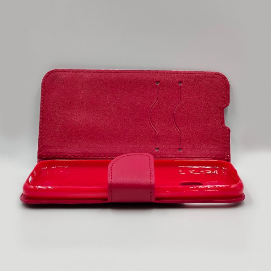 ΘΗΚΗ GALAXY A40 BOOKCASE RED