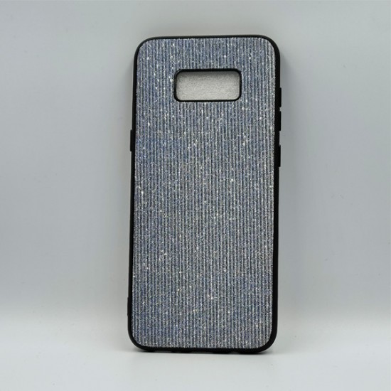 ΘΗΚΗ GALAXY S8 PLUS BACKCASE FABRIC STRASS LIGHT BLUE