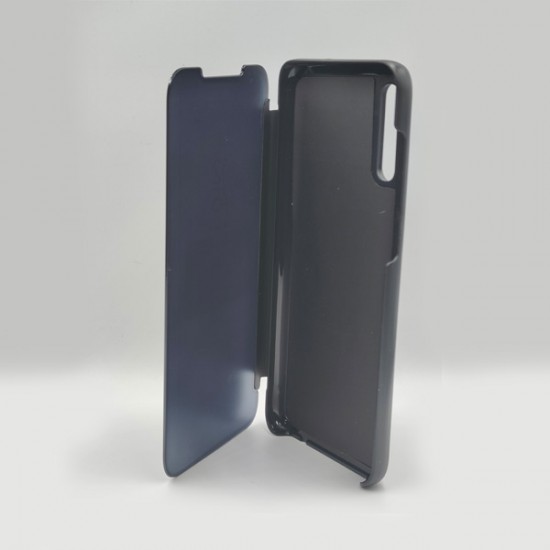ΘΗΚΗ GALAXY A70 CLEARVIEW STANDING COVER BLACK