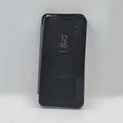 ΘΗΚΗ GALAXY A70 CLEARVIEW STANDING COVER BLACK