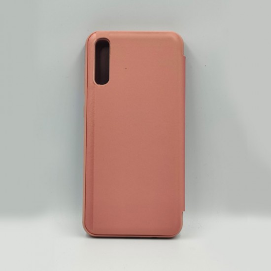 ΘΗΚΗ GALAXY A70 CLEARVIEW STANDING COVER PINK