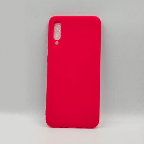 ΘΗΚΗ GALAXY A70 BACKCASE SILICONE RED