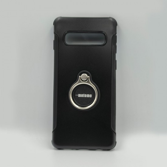 ΘΗΚΗ GALAXY S10 HARD BACKCASE MOTOMO RING BLACK