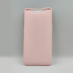 ΘΗΚΗ GALAXY A80 / A90 BACKCASE SILICONE PINK SAND