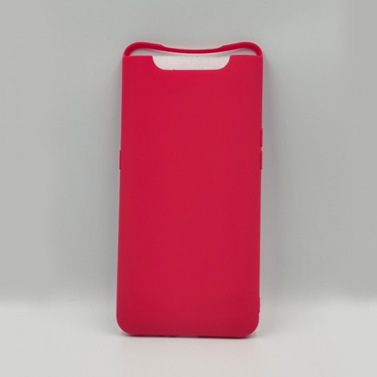 ΘΗΚΗ GALAXY A80 / A90 BACKCASE SILICONE RED