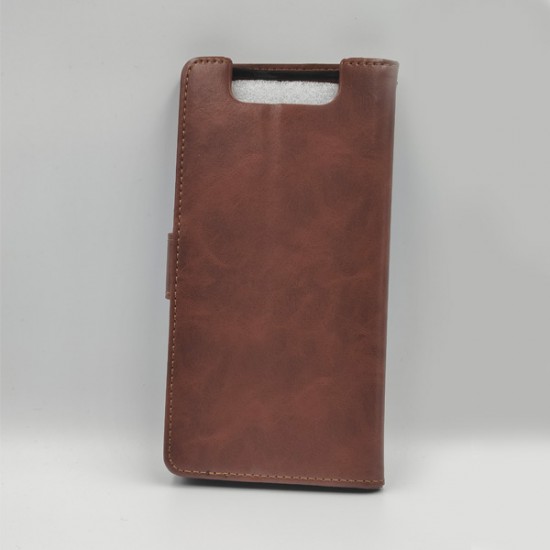 ΘΗΚΗ GALAXY A80 / A90 BOOKCASE BROWN