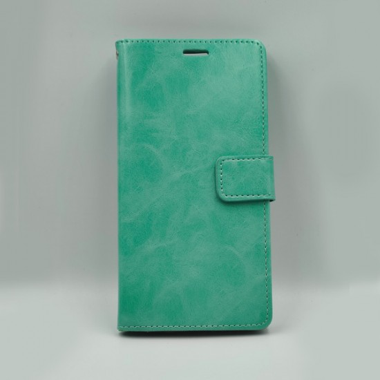 ΘΗΚΗ GALAXY A80 / A90 BOOKCASE LIGHT BLUE GREEN