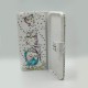 ΘΗΚΗ GALAXY A50 BOOKCASE OWLS STRASS WHITE