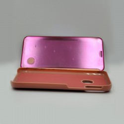 ΘΗΚΗ GALAXY A40 CLEAR VIEW STANDING MIRROR CASE PINK