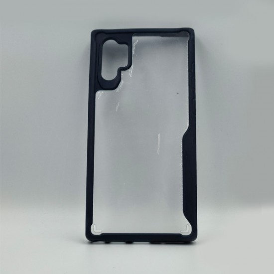 ΘΗΚΗ GALAXY NOTE 10 PLUS BACKCASE PLASTIC TRANSPARENT NAVY BLUE